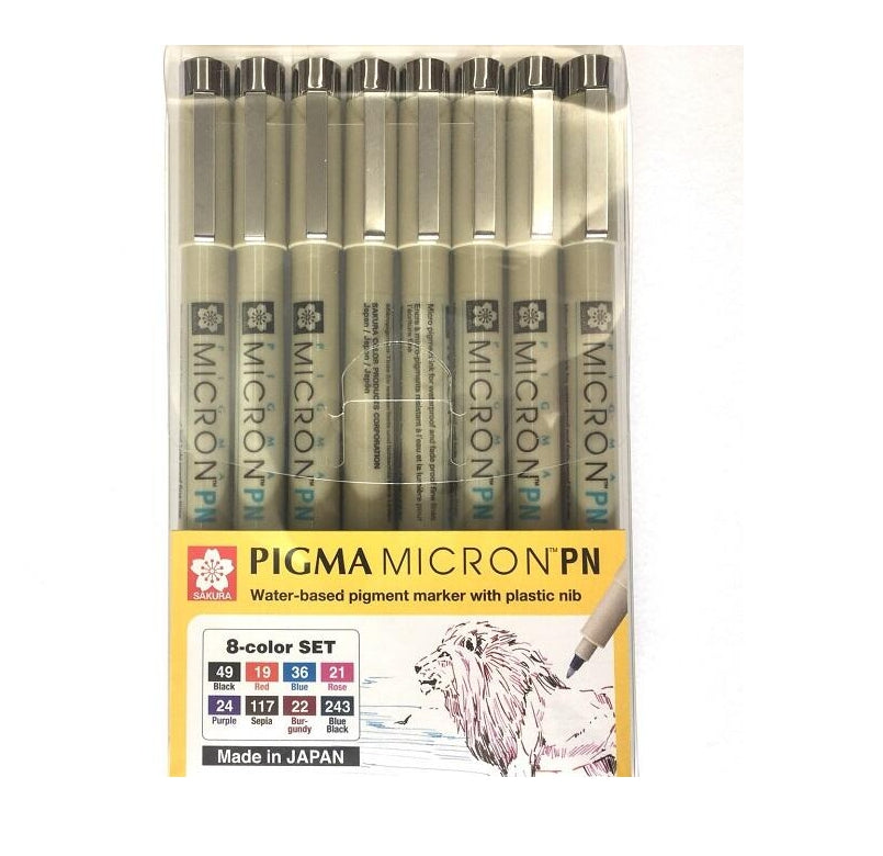 Sakura PN筆繽紛8色套組