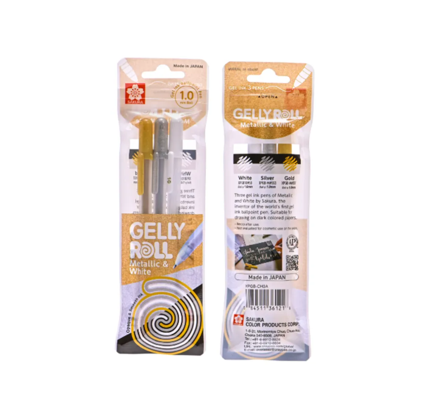  Sakura Gelly Roll® Pen- Set (Gold, Silver, White)