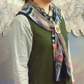 Zentangle 絲巾 Haeckel 致敬款 Zentangle Scarf Hats off to Haeckel