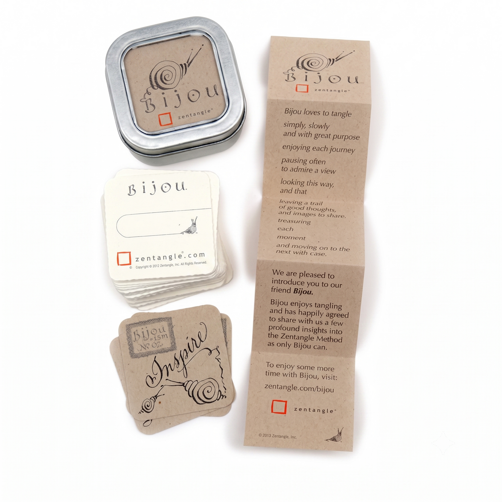 盒裝 Bijou 紙磚白色 Tinful of Bijou Paper Tiles White
