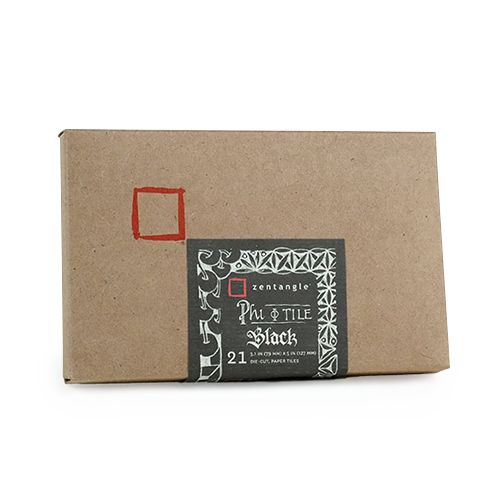 Phi 紙磚黑色21張 紙盒裝 Phi Paper Tiles Black