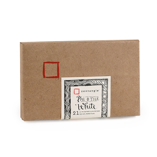 Phi Paper Tiles White - 21  (Bundle of 6) [CZT]