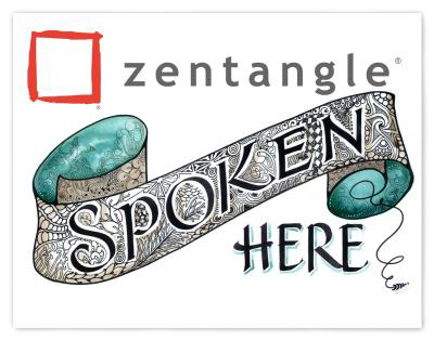 Zentangle® Spoken Here 海報 [CZT]