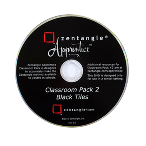 Zentangle Apprentice Classroom Pack #2 - Black DVD Only (for beginners) [CZT]