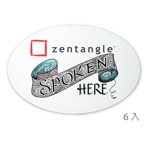 Zentangle Spoken Here Magnet 軟磁鐵 六入 [CZT]