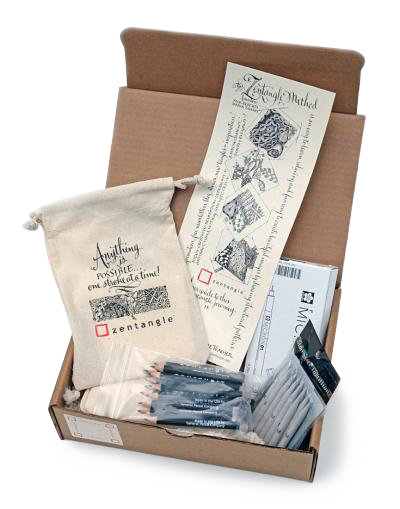 課程套組 白色 黑色代針筆 #01 Class Kit White Paper Tiles Micron 01 Pens [CZT]