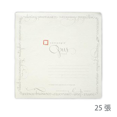 Opus ペーパータイル ホワイト (25枚) [CZT]