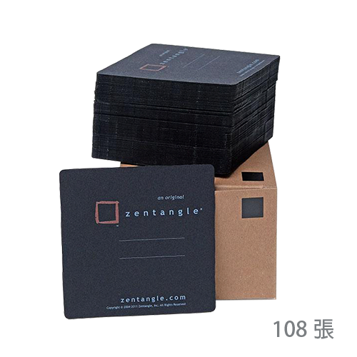 方形紙磚黑色108張 Square Paper Tiles Black [CZT]