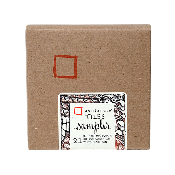 Square Paper Tiles Sampler - 21 (Bundle of 6) [CZT]