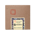 方形紙磚茶色21張 紙盒裝 六份 Square Paper Tiles Renaissance [CZT]