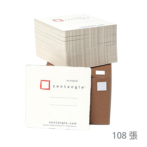 方形紙磚白色108張 Square Paper Tiles White [CZT]