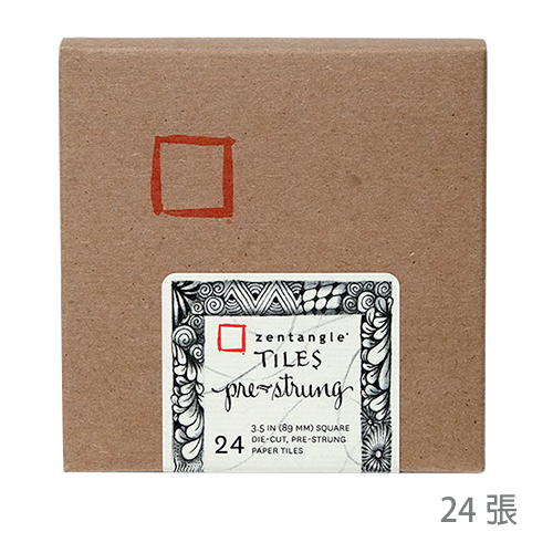 方形紙磚壓線組 紙盒裝 Pre strung Square Paper Tiles